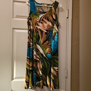 TanJay Earth Tone Sleeveless Dress
